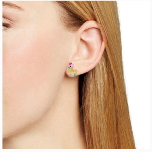 kate spade Piñata Stud Earrings nwot - Picture 2 of 4
